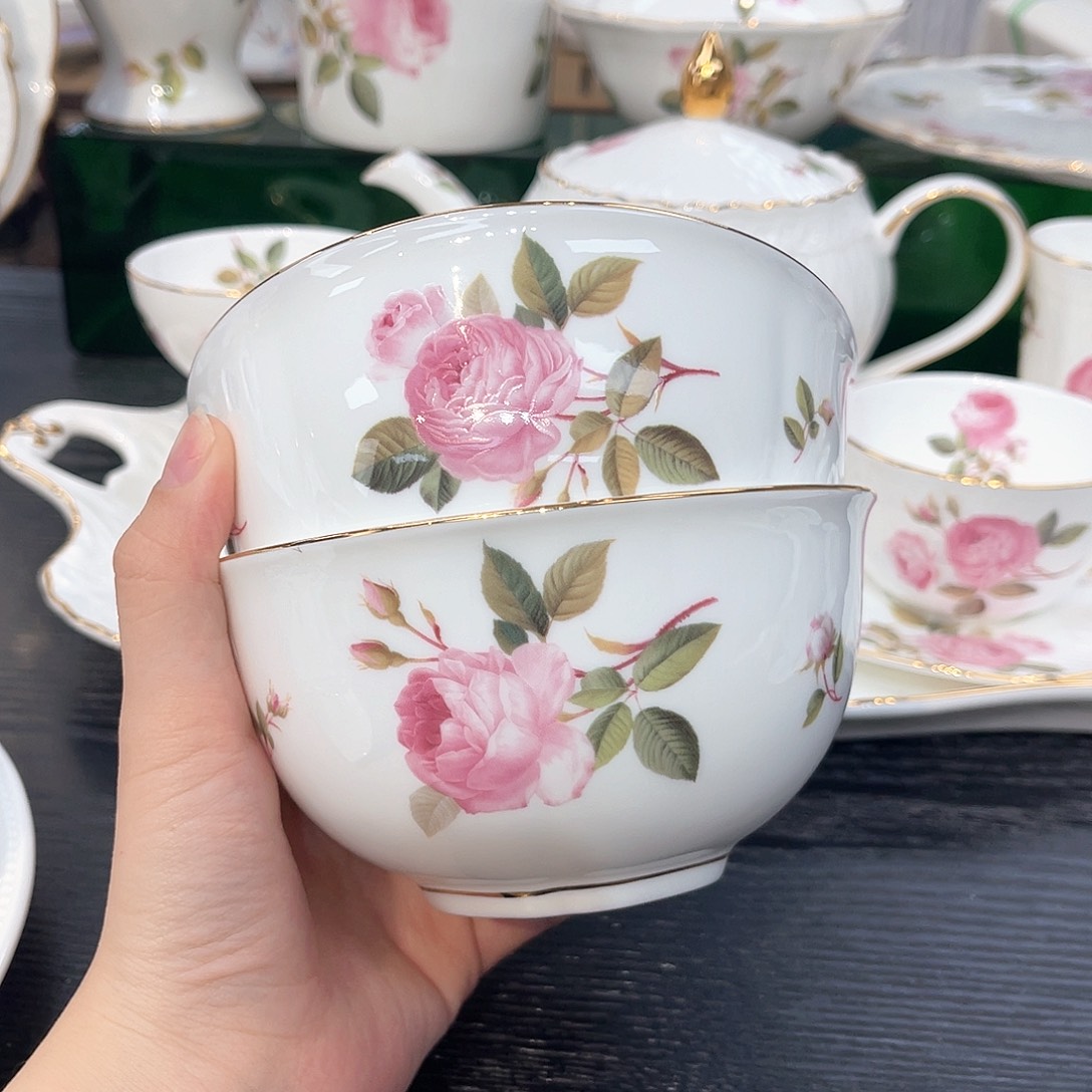 骨瓷两个饭碗———————————