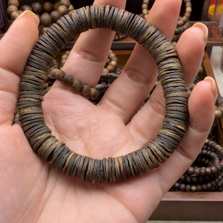 二***风沉香碎屑奇楠沉水1.0药片珠16克＋