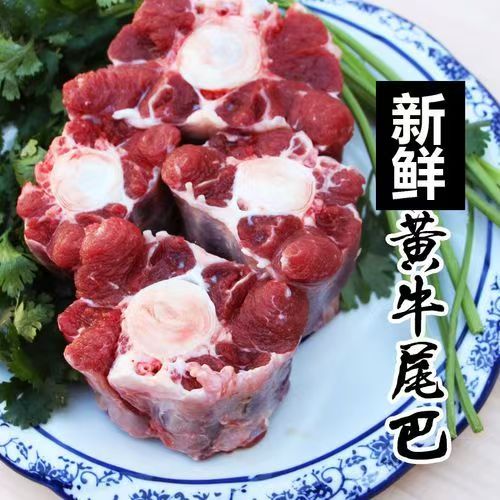 【年货节福利】牛尾【新鲜原切】正宗鲁西散养黄牛牛尾 拍2发4 斤