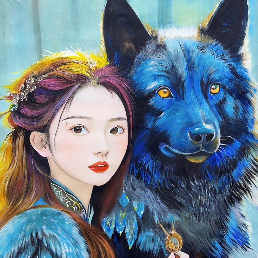 国画事事顺利天天开心哦