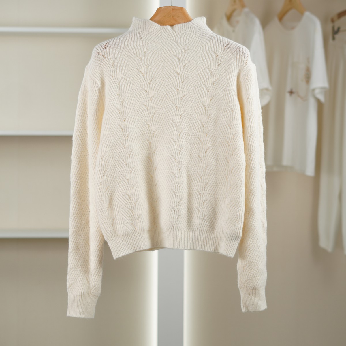 麦迪尚品【唯】51203601 通勤百搭纯色针织衫秋季女装专柜撤柜