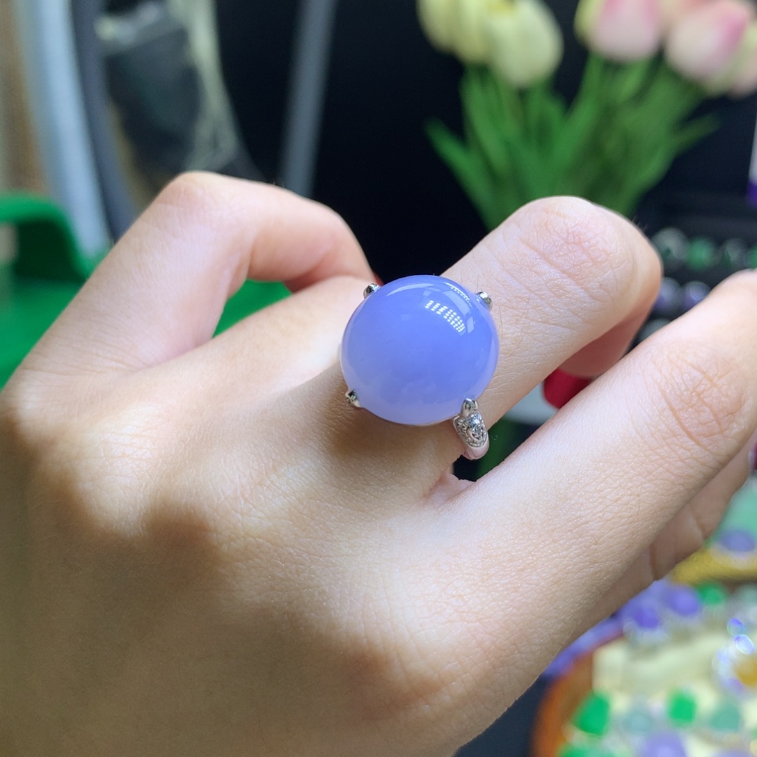 翡翠颈饰18K金镶嵌天然