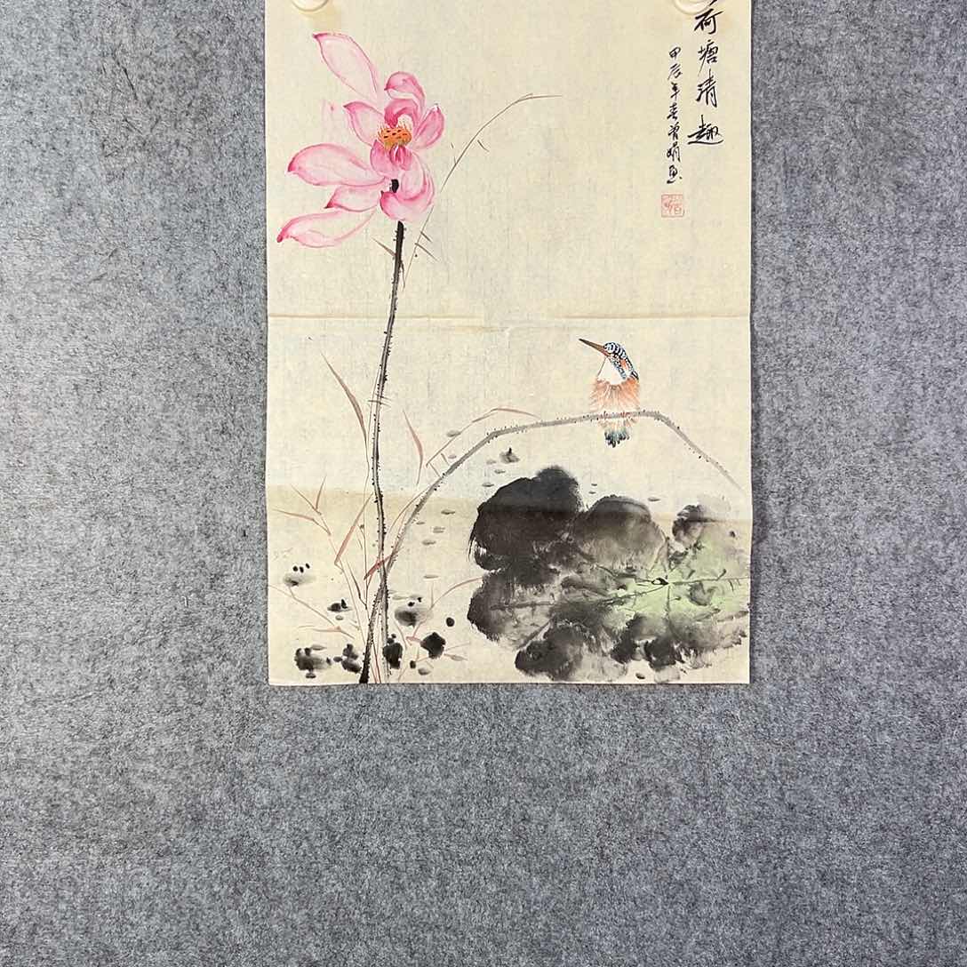 国画342 花鸟在此处飞翔也不太