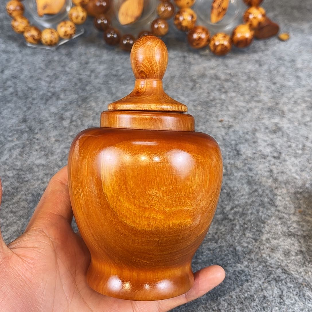 柏木（崖柏）精品茶叶罐