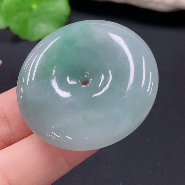 H14-天然A货翡翠-平安扣