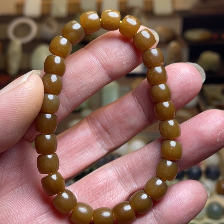 和田玉（糖玉）手链未镶嵌