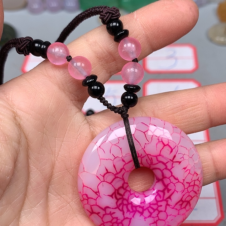静***非玛瑙/玉髓未镶嵌颈饰