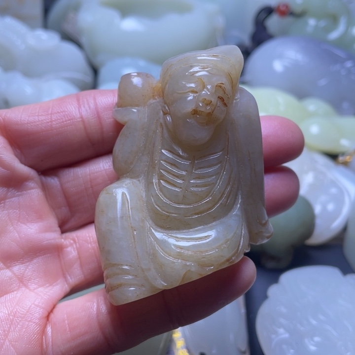 和田玉吊坠(不含链)未镶嵌