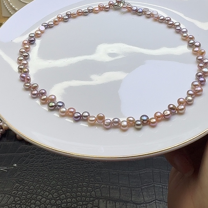 合金耳饰淡水珍珠