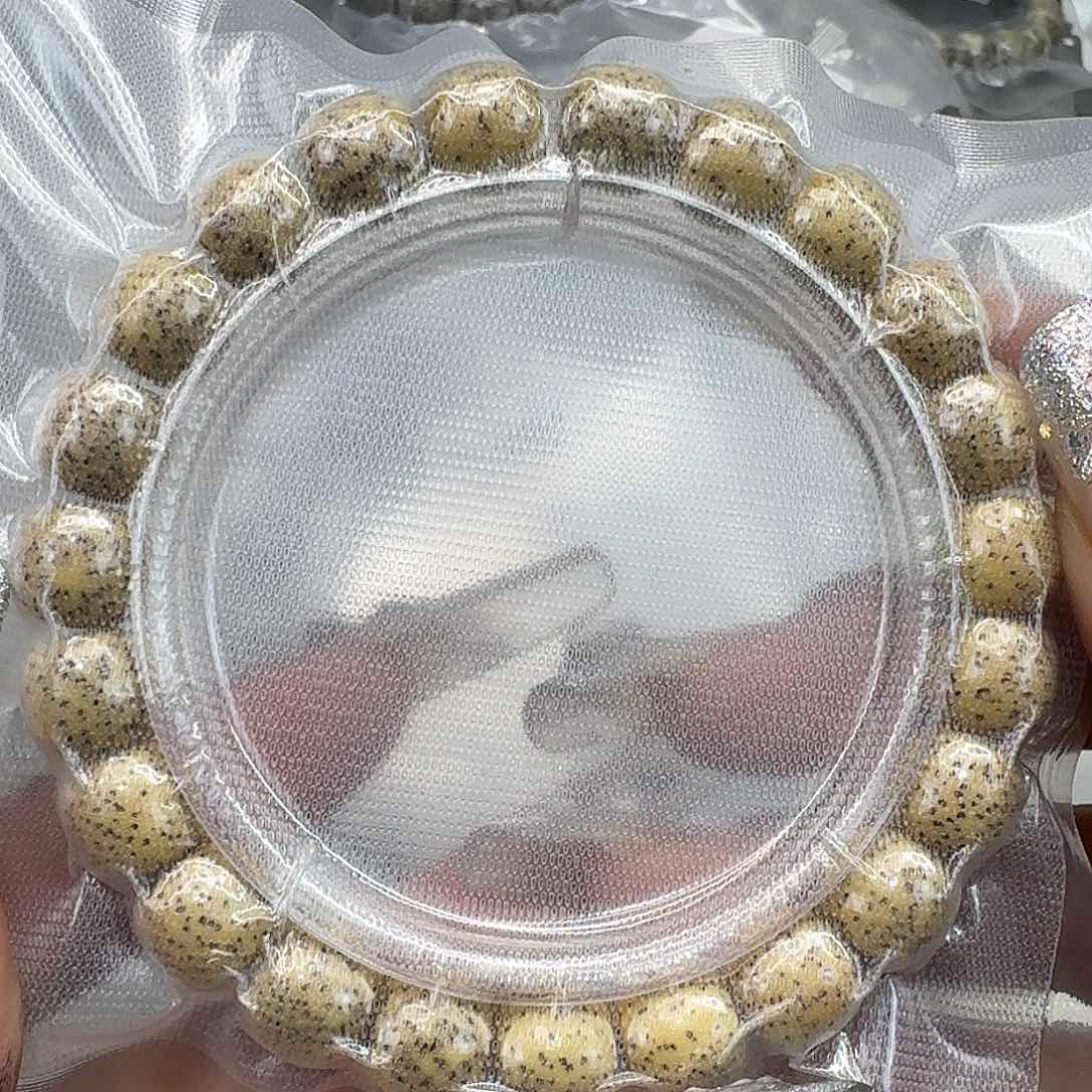 星月菩提手串184灭火黄星月10桶单圈