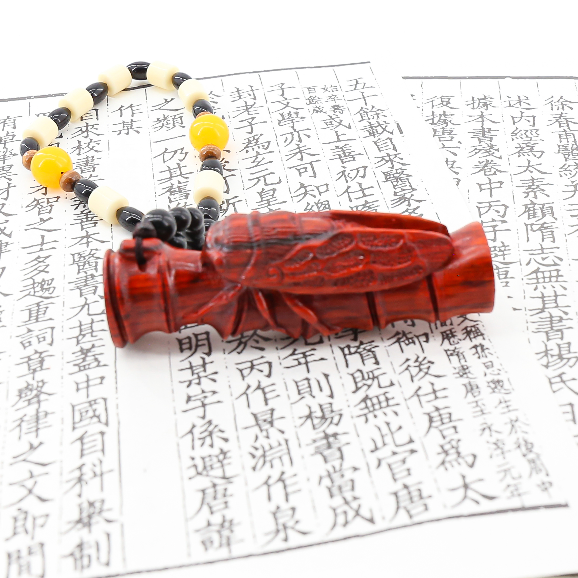 AD169-手把件竹蝉（无礼盒）