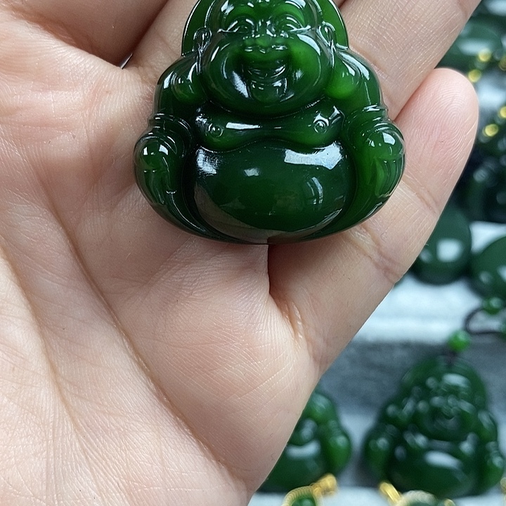 和田玉（碧玉）未镶嵌项链35