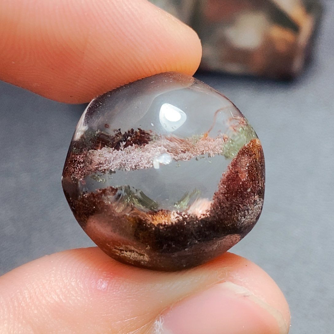 水晶颈饰未镶嵌1*2吊坠