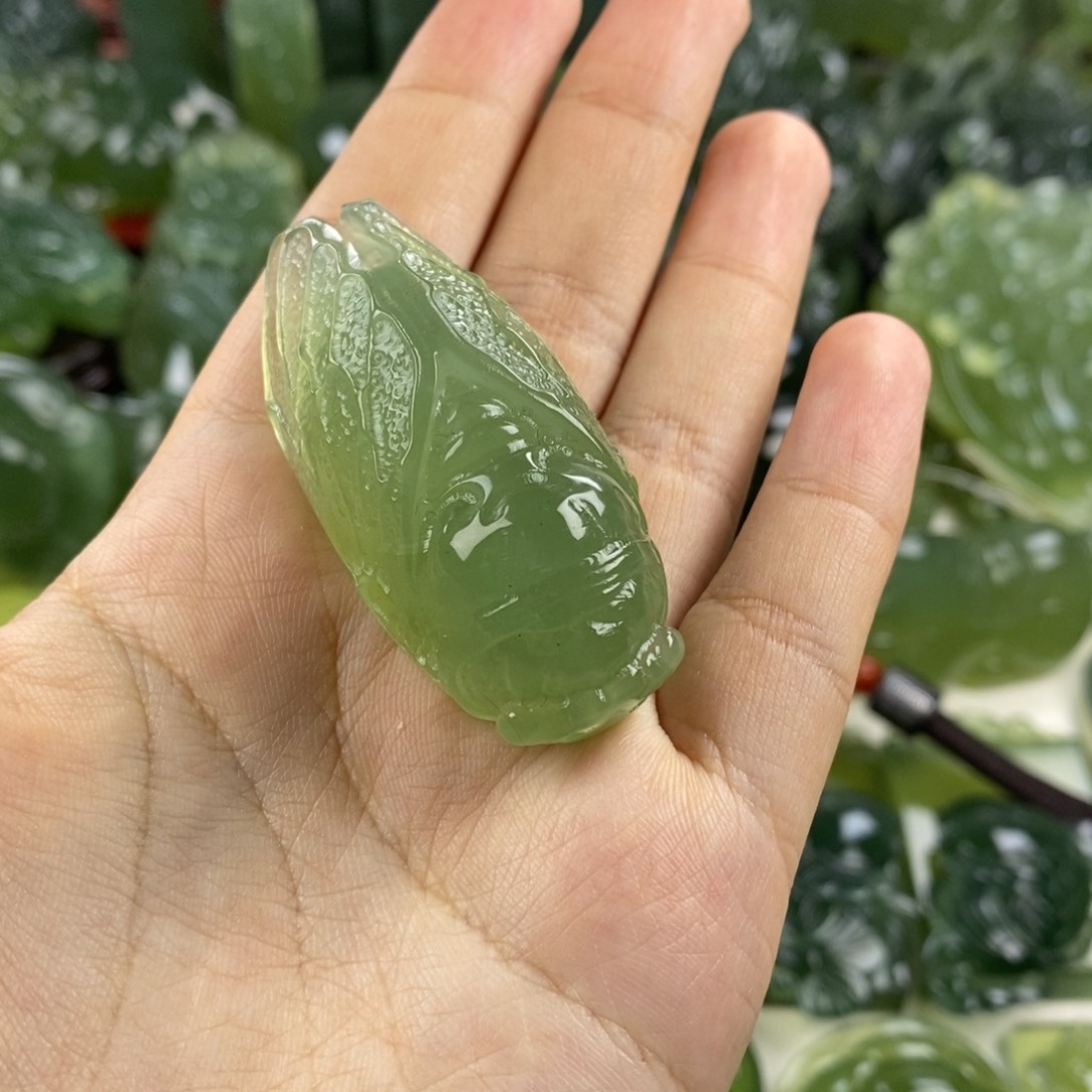 岫玉未镶嵌挂件挂件