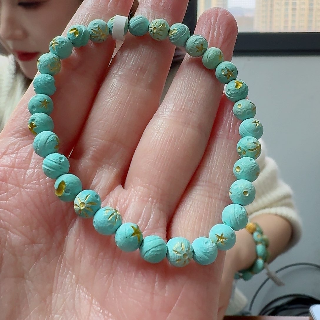 绿松石珠宝奇石未镶嵌