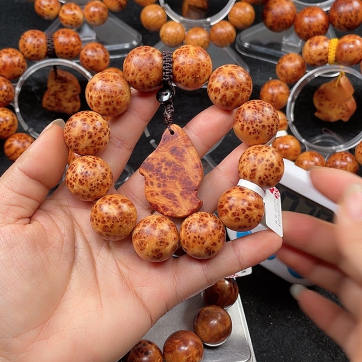 【闪购商品】柏木（崖柏）手串/手链流**球