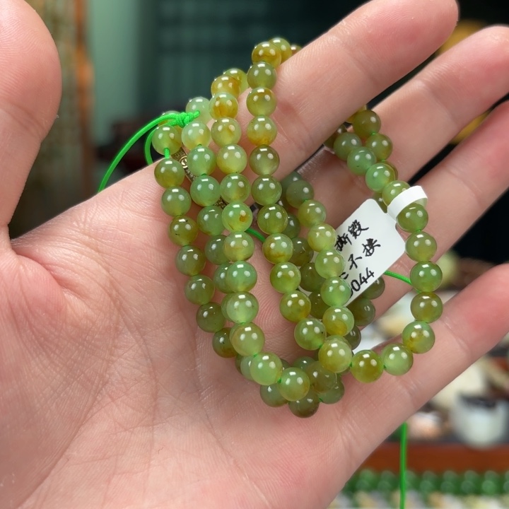 和田玉手串未镶嵌