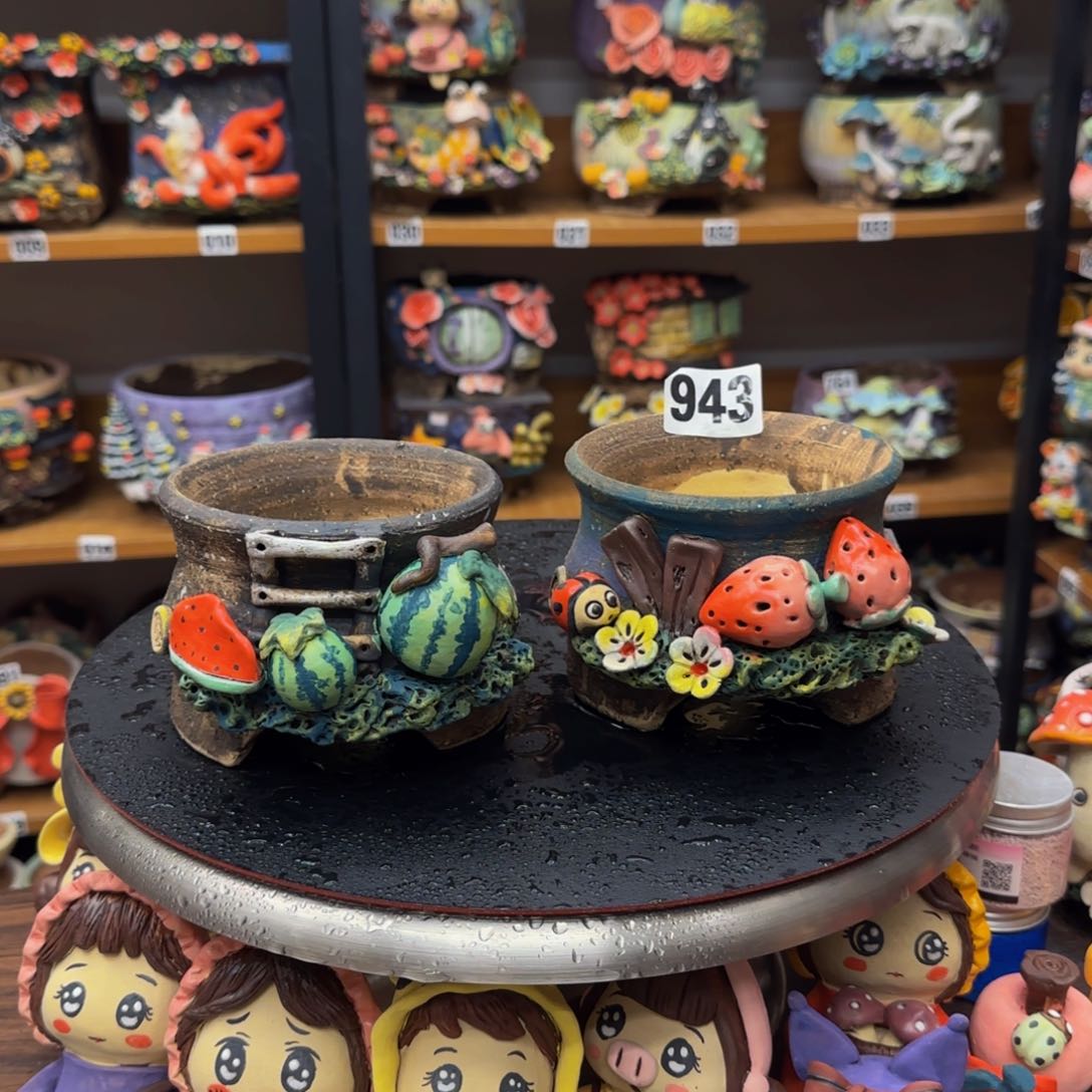 【闪购商品】粗陶手捏