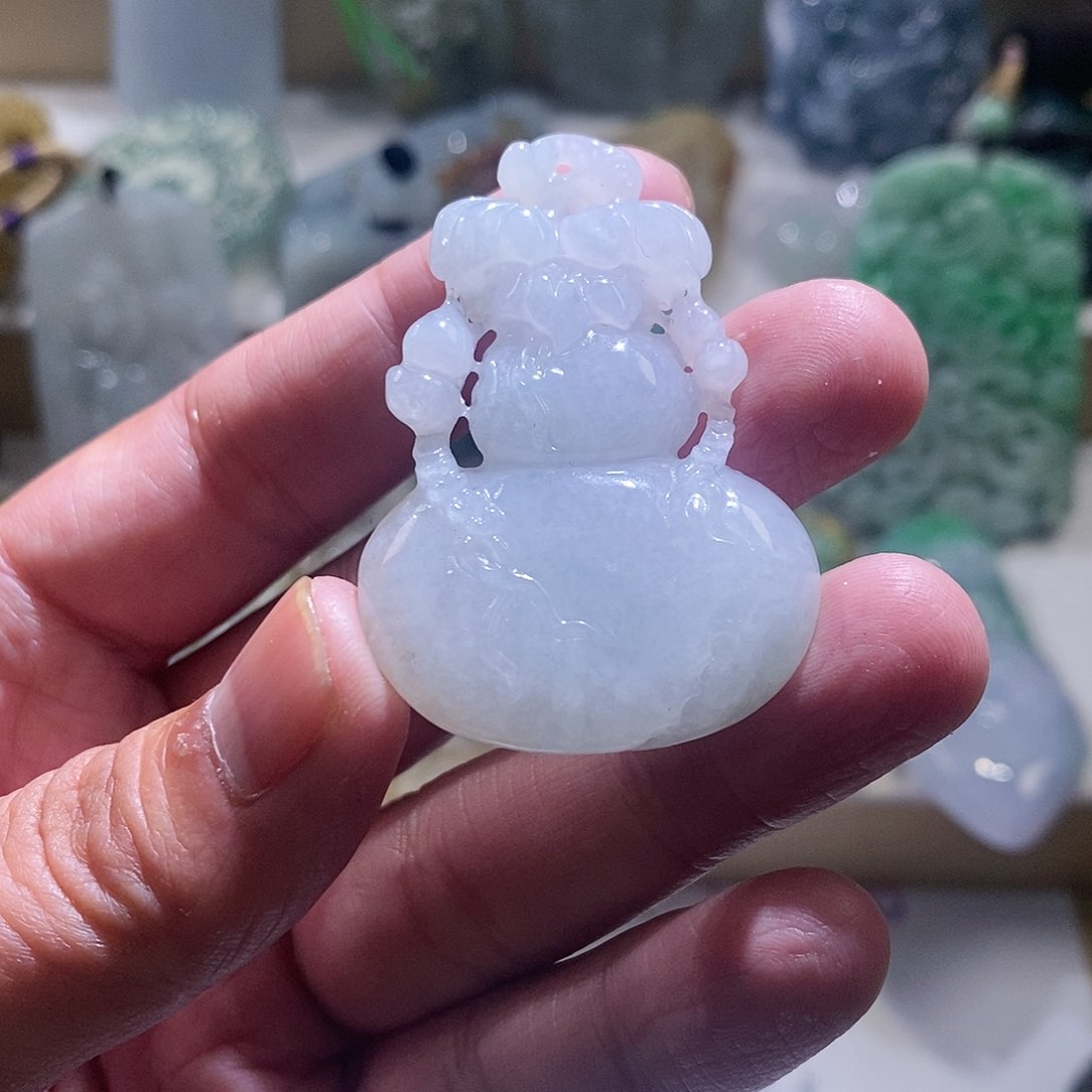 【闪购商品】翡翠颈饰未镶嵌葫芦