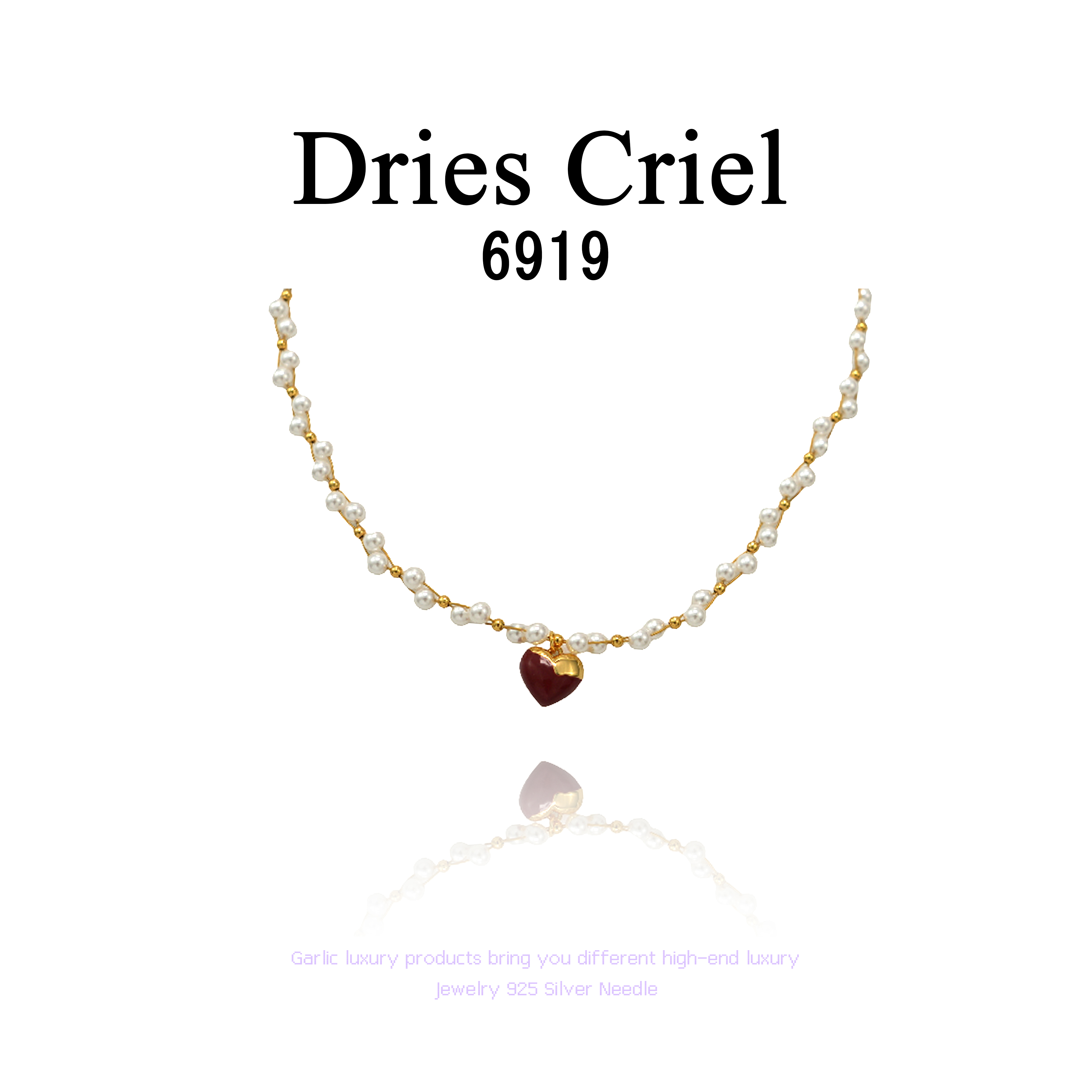 铜合金项链 Dries Criel项链~6919