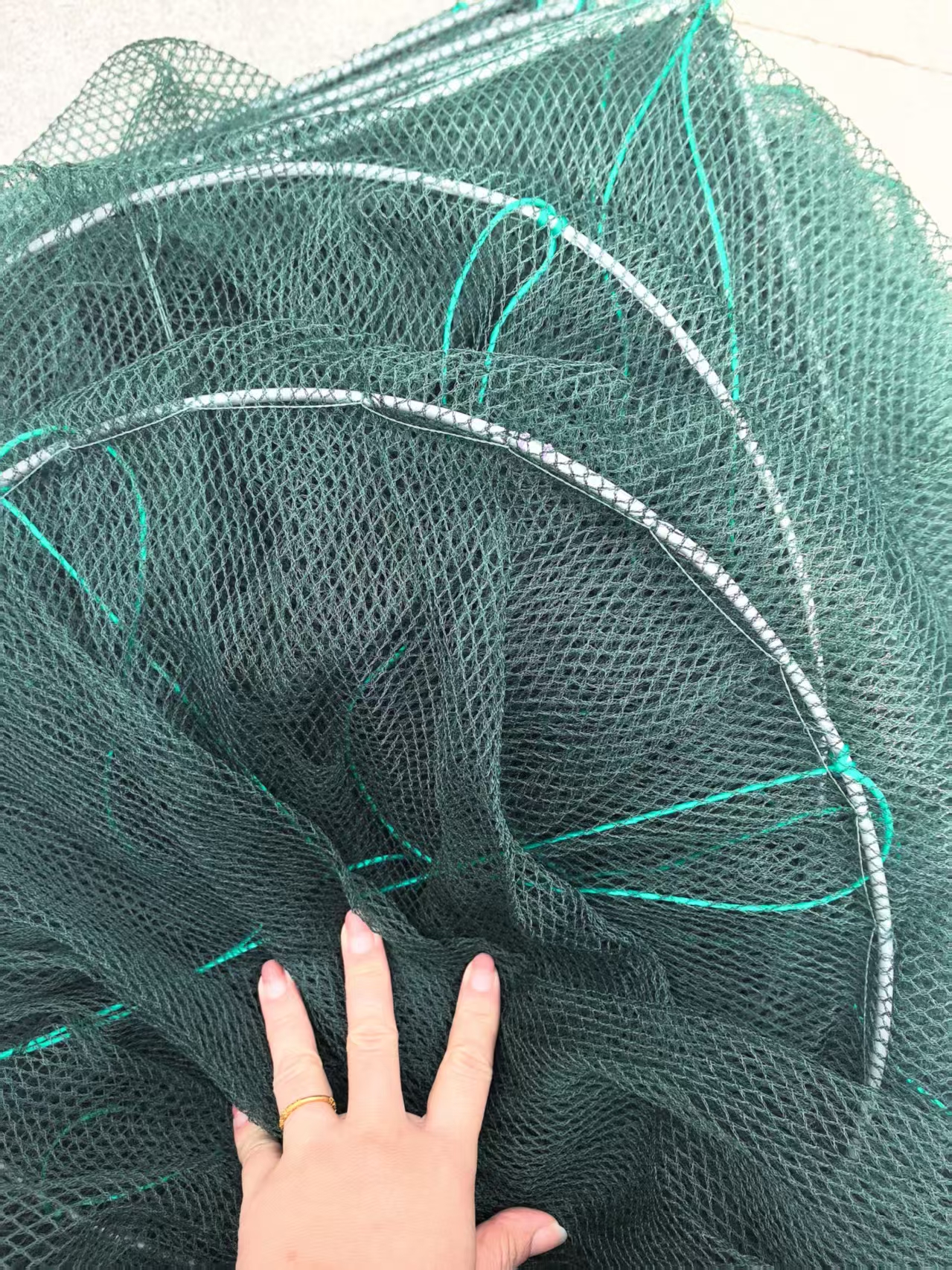 60宽80高大框架可折叠河虾网捕鱼笼捕泥鳅龙虾黄鳝螃蟹黑鱼鲶鱼