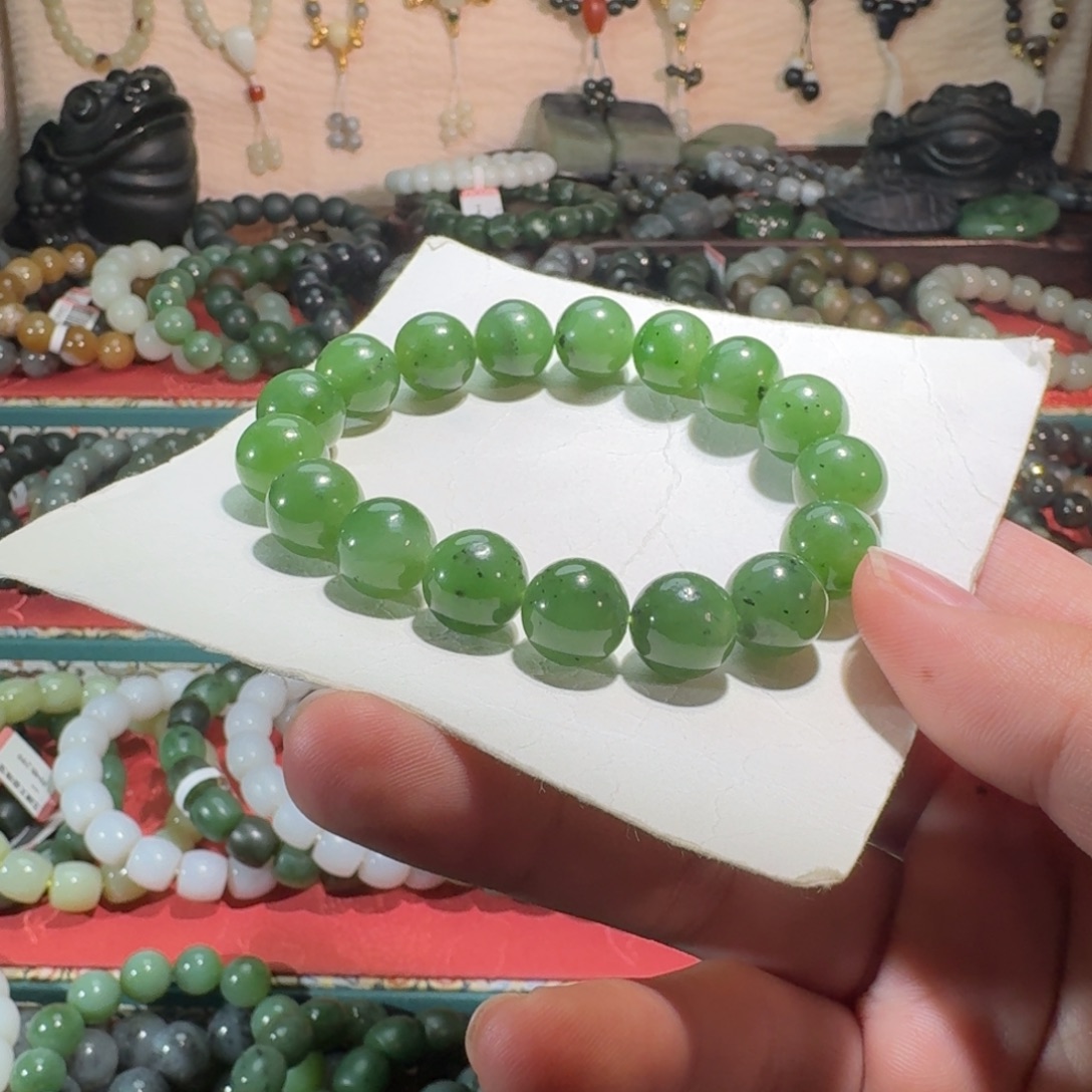 和田玉未镶嵌手链多样性拍一发一