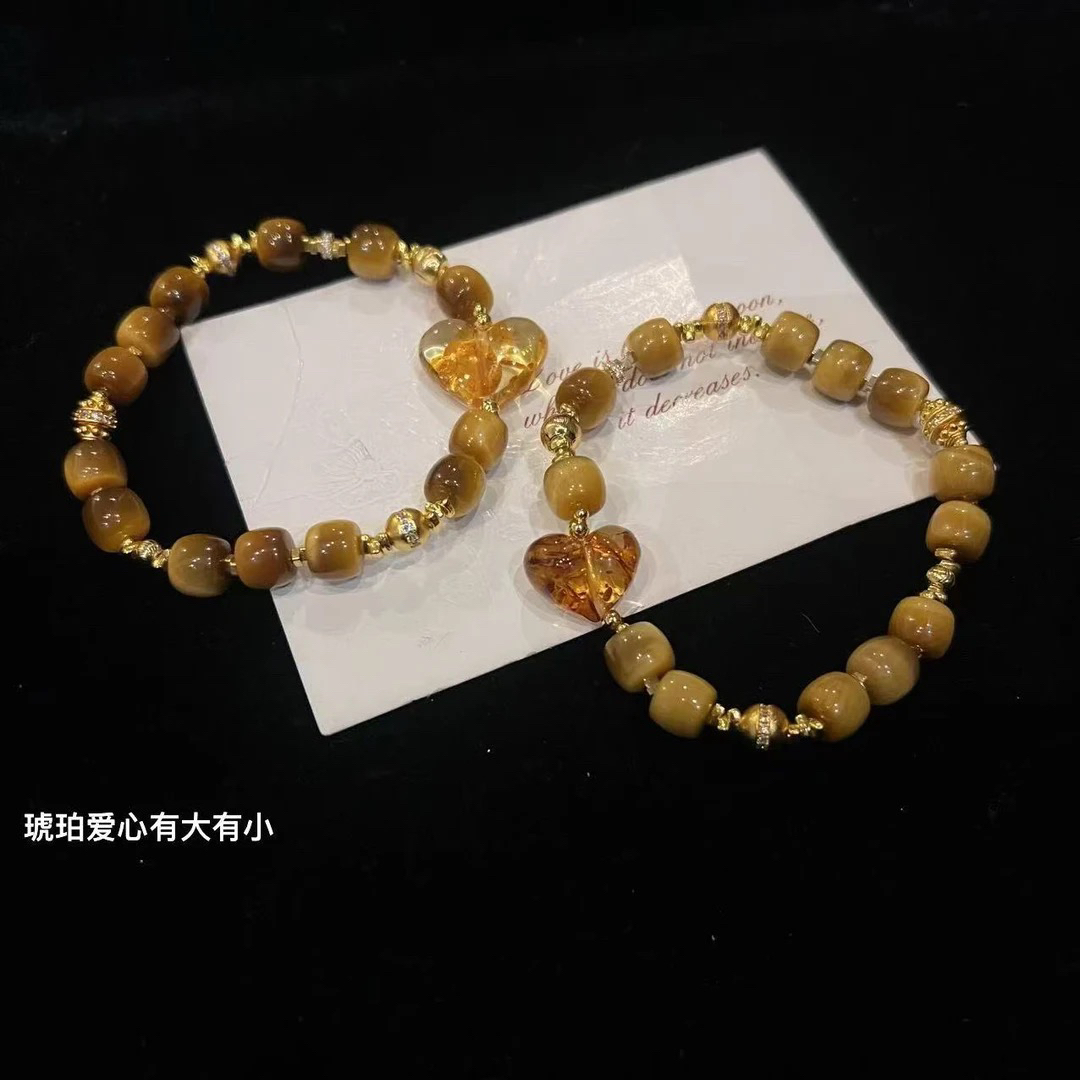 F989 虎眼桶珠设计款手串 多样性发一