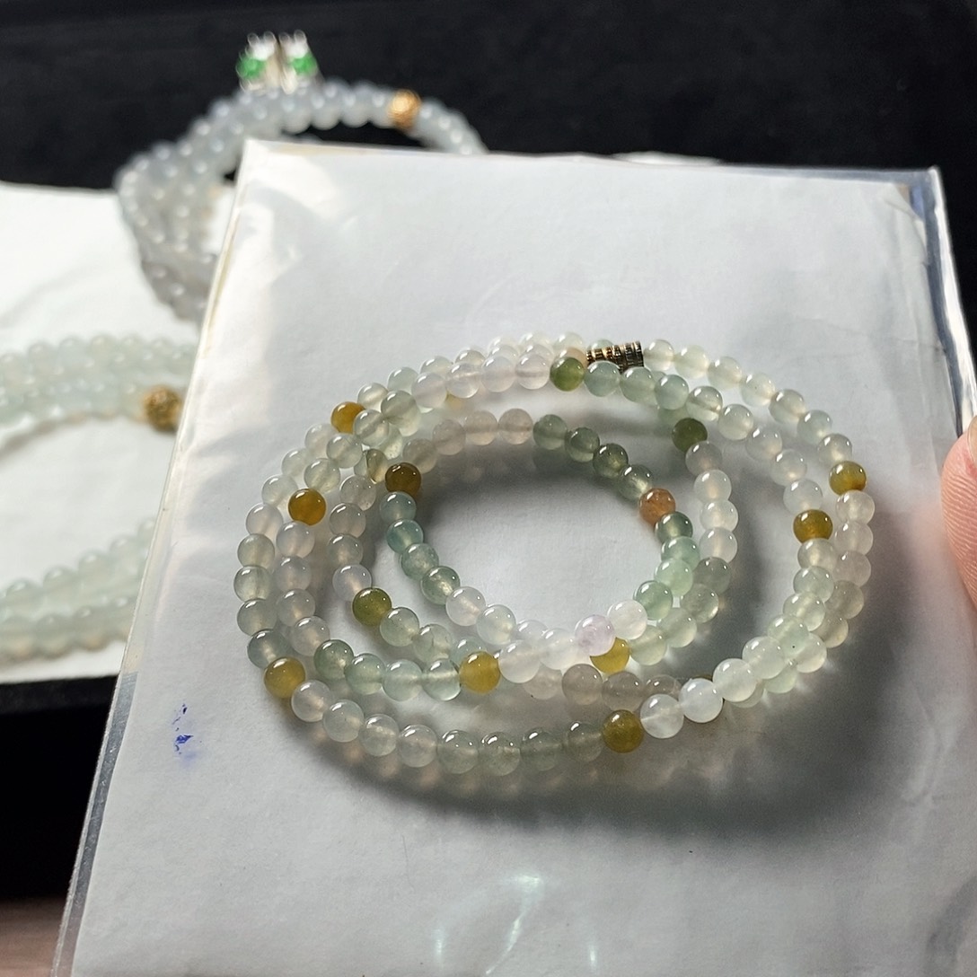 定制翡翠未镶嵌翡翠定制项链