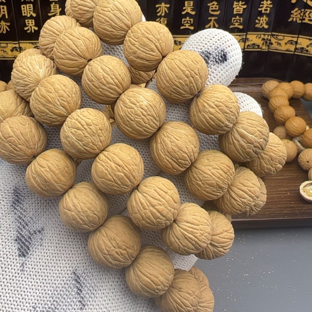 猴头核桃手串薯*凤羽，不退不换 介意勿拍