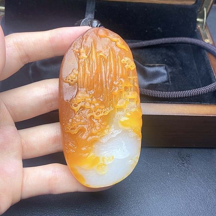 和田玉挂件未镶嵌N