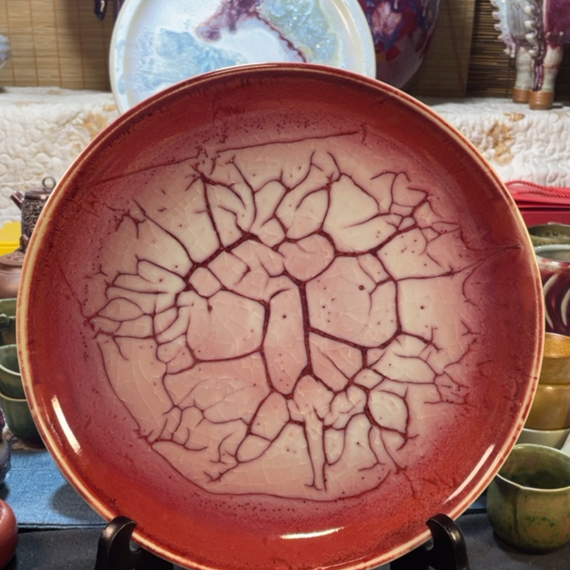 【闪购商品】摆件手拉坯大赏盘