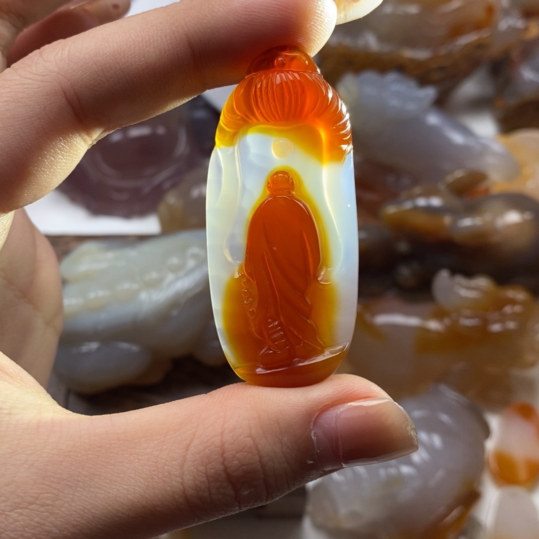 玛瑙/玉髓未镶嵌颈饰