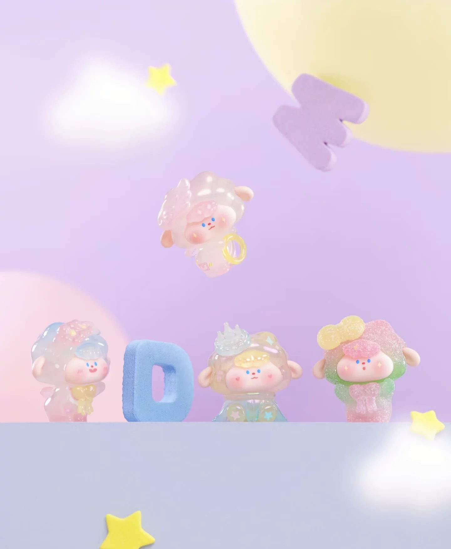  【代拆】DiMieMie迪咩假如我会飞系列盲袋潮玩盲盒手办