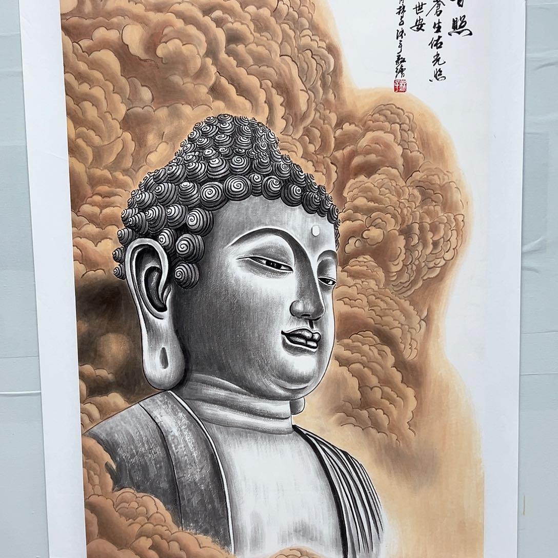 国画国画作品宣纸纯手绘