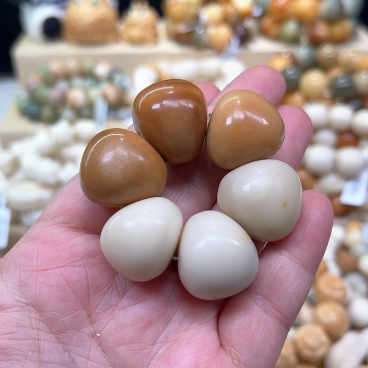 菩提根/象牙果手串山竹手捻1-15-184瑕