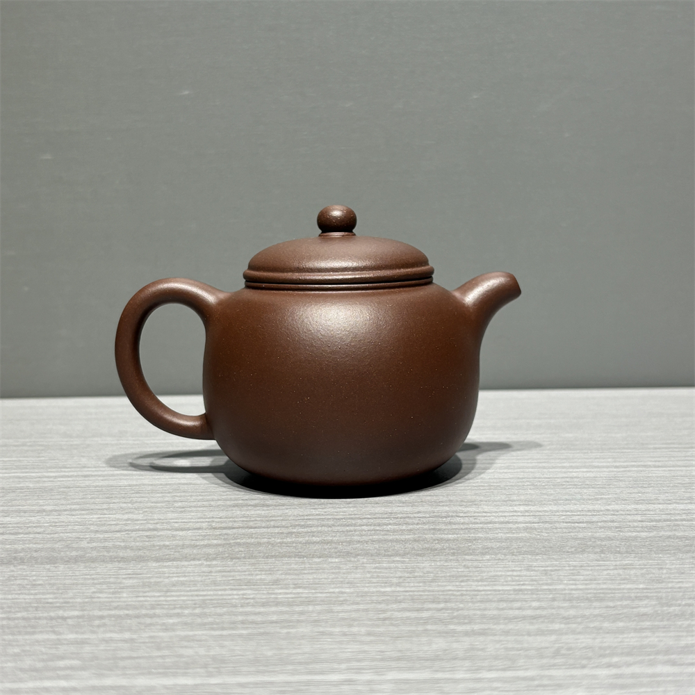 本山原矿底槽清宜兴紫砂匏尊壶200cc