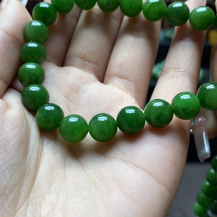 和田玉手串未镶嵌