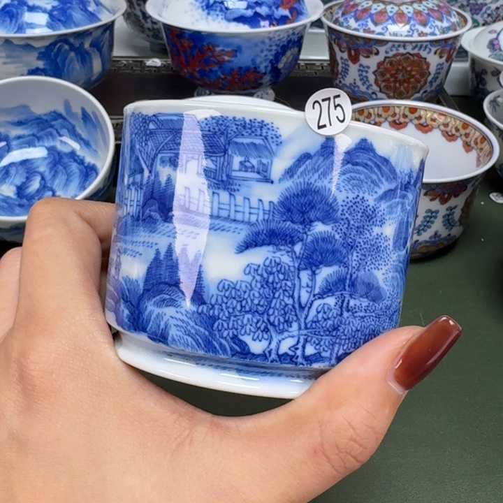 沙沙手工手绘茶具275