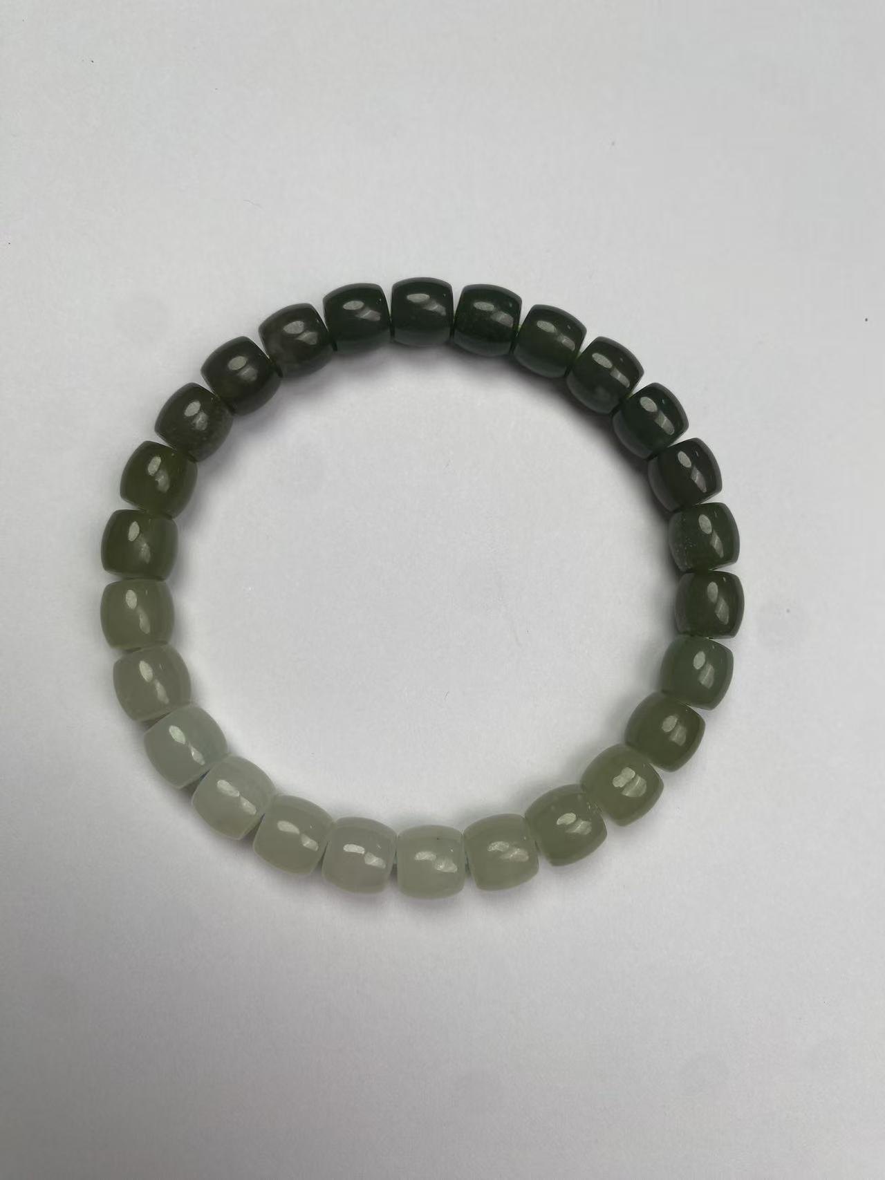 渐变和田玉精品手串QL303(多样性发一）
