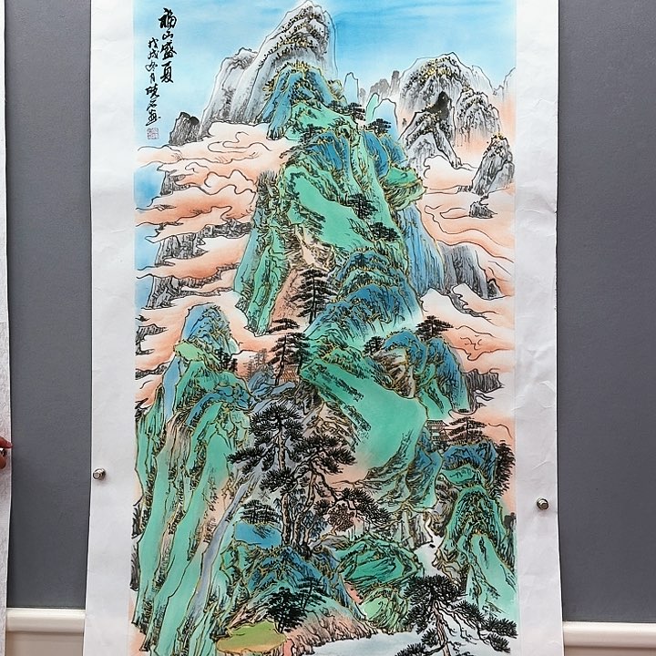 国画书法作品多次参加