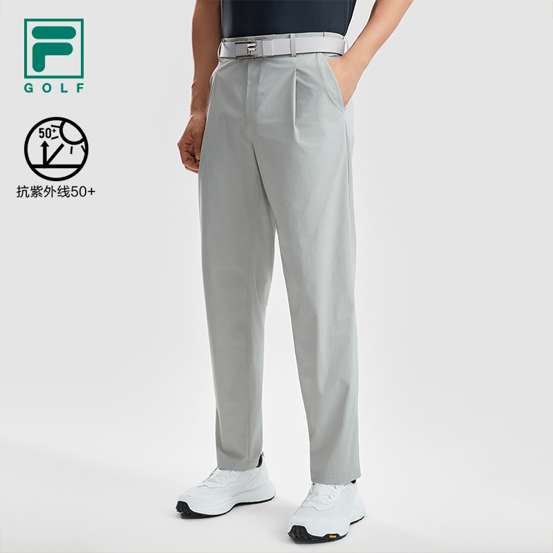 FILA斐乐男装【高尔夫防晒】2026夏季新款轻薄运动长裤A11M625812F
