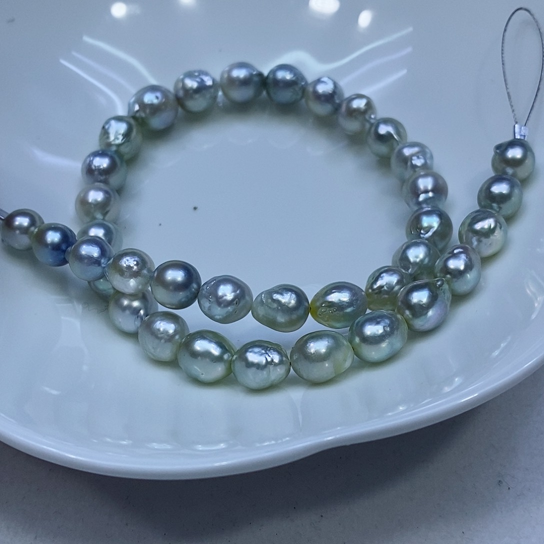 海水珍珠颈饰银S925镶嵌