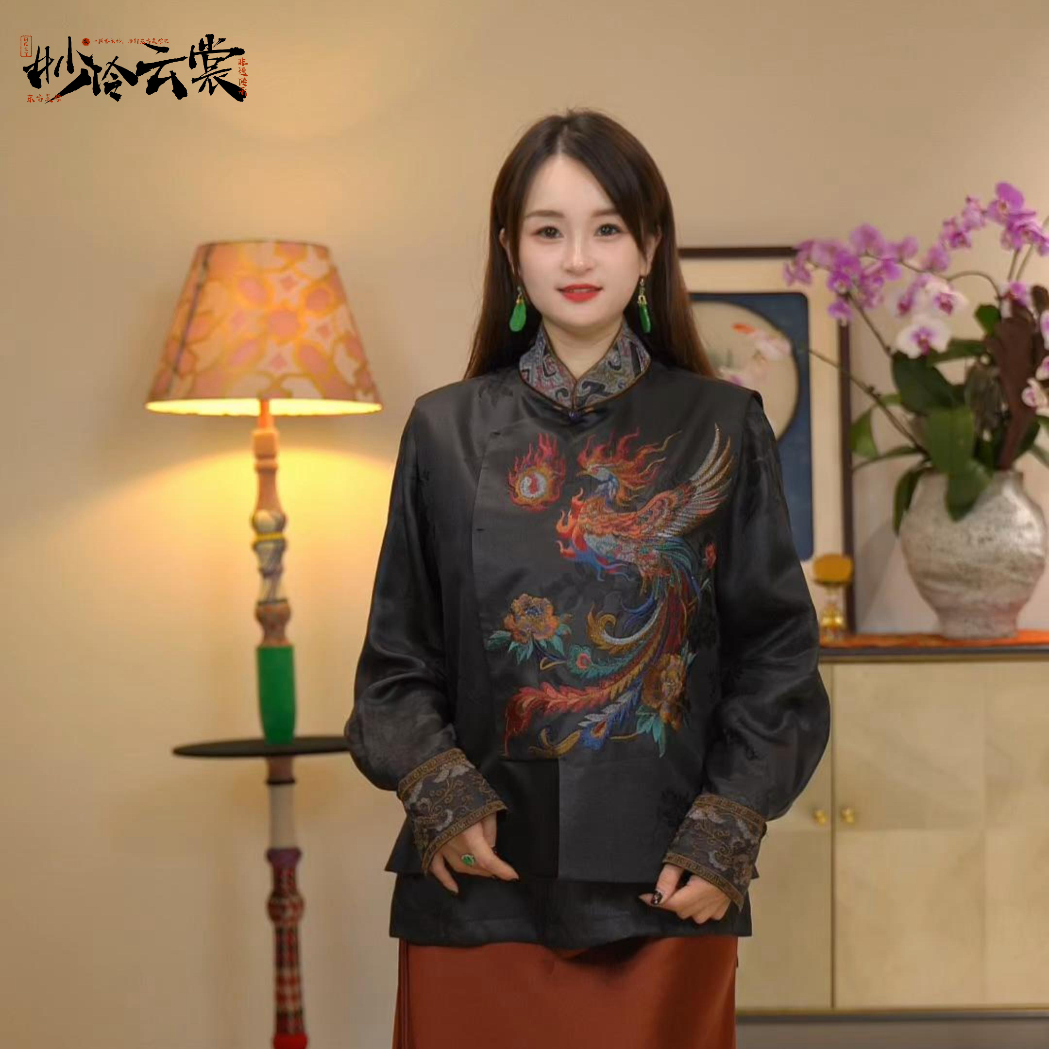 非遗香云纱 新中式桑蚕丝马甲5564