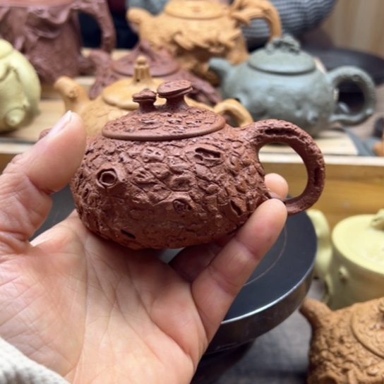 紫砂茶案一***：全手工制作