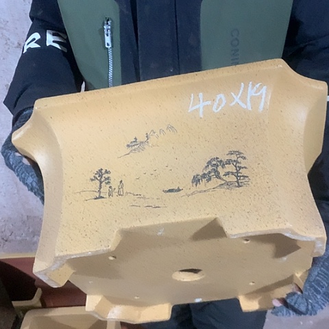 紫砂花盆手工制作