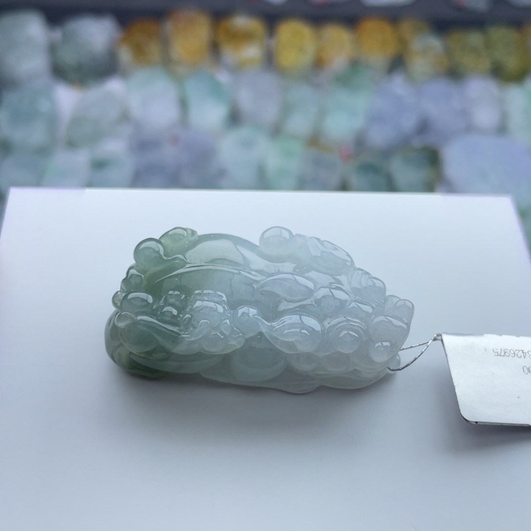 翡翠颈饰未镶嵌貔貅