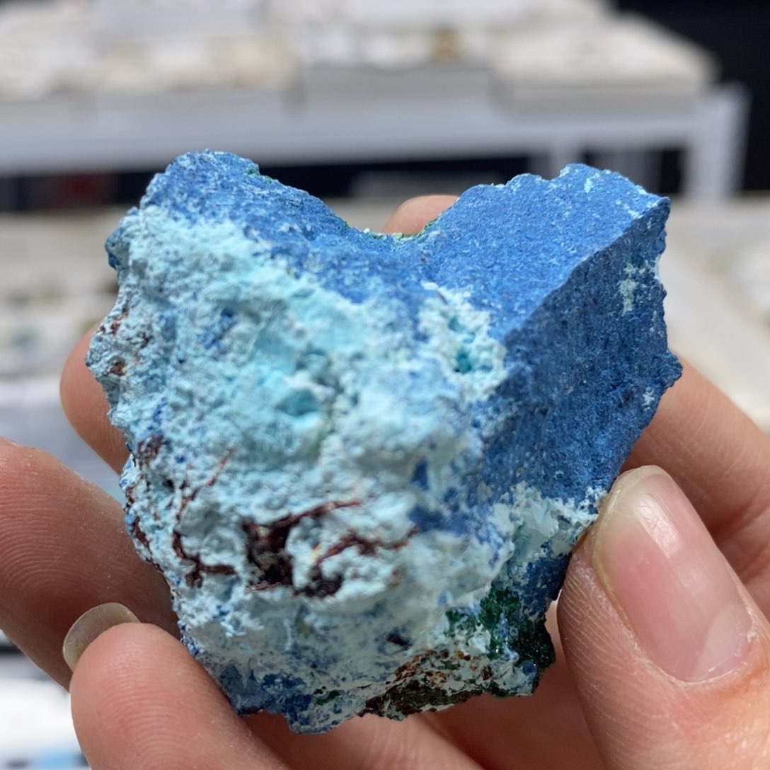 吊坠蓝铜矿孔雀石