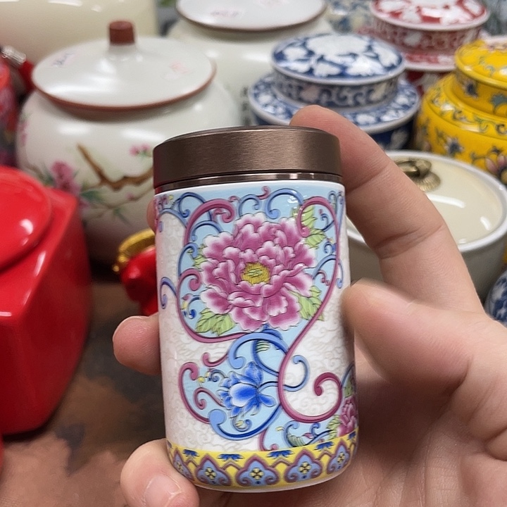 陶瓷罐茶叶罐密封罐储物罐