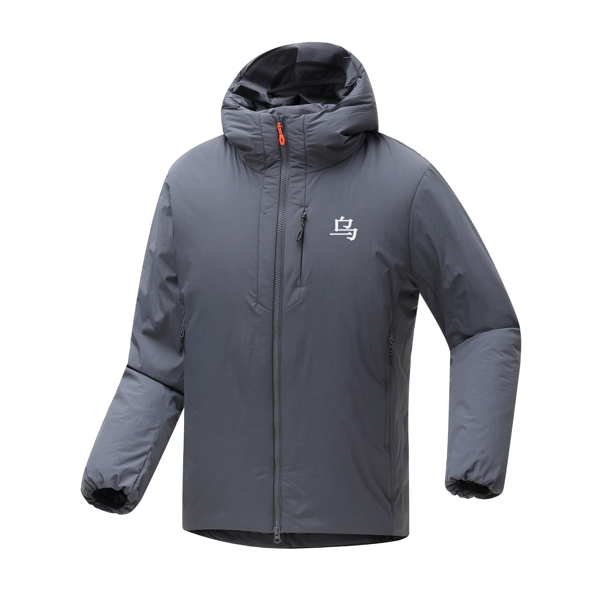 100g重磅黑标p棉+eptfe膜防风透气保暖超轻户外保暖连帽棉服男