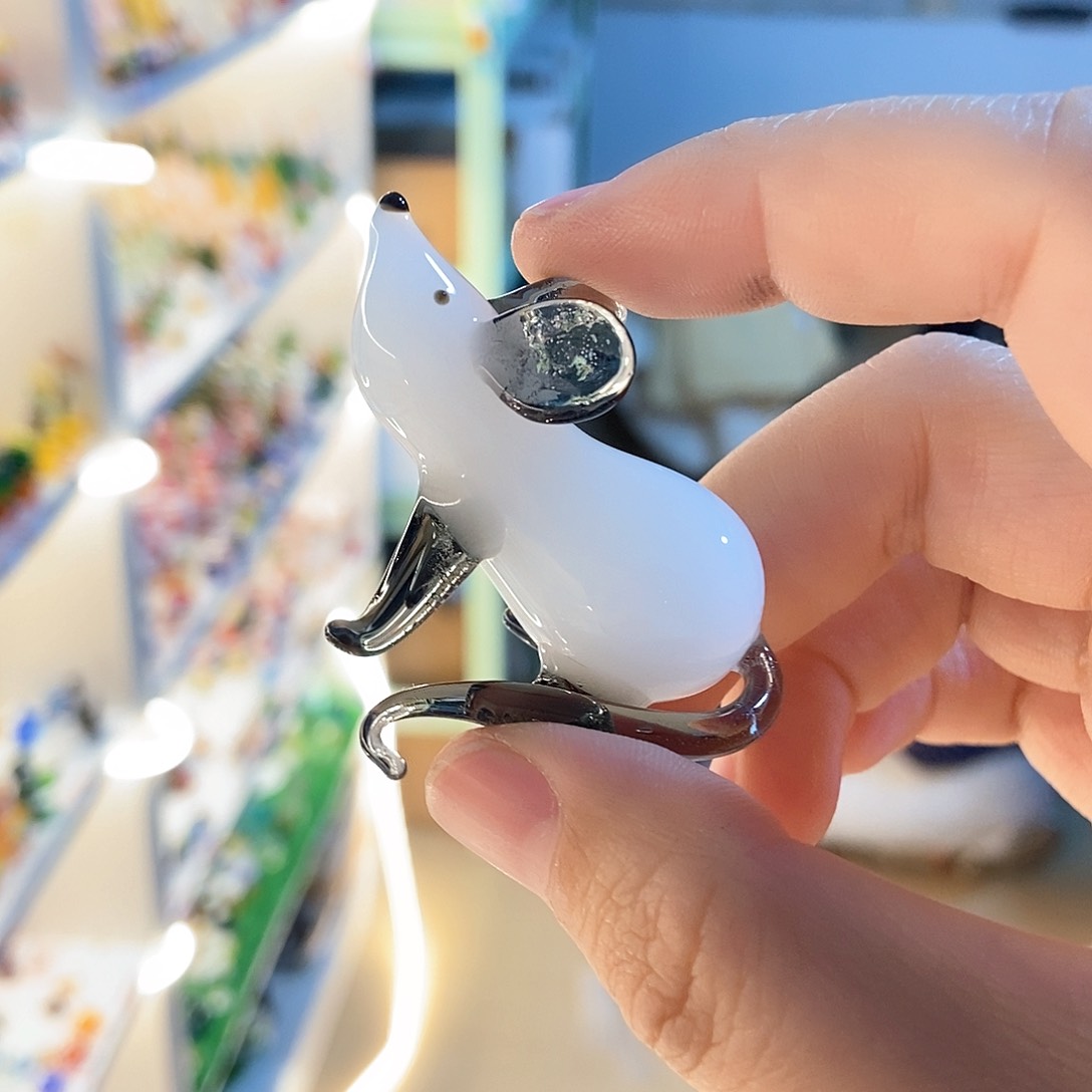 琉璃手工艺品老鼠